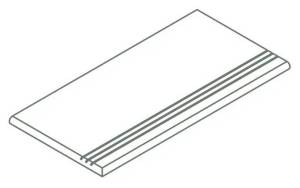 Ступень Italon Аура X2 620040000304 Классик Оак Закругленная Грип Левая 30x120