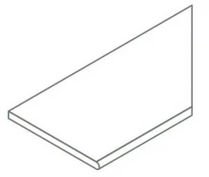 Ступень Italon Фоссил X2 620090001433 Сэнд закругленный правый 30x120